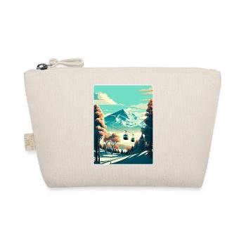 Niseko Ski Skiing Travel Poster Souvenir Paint WPA - Organic Pouch - nature - Front