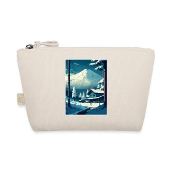 Niseko Ski Skiing Travel Poster Souvenir Paint WPA - Organic Pouch - nature - Front