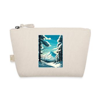 Niseko Ski Skiing Travel Poster Souvenir Paint WPA - Organic Pouch - nature - Front
