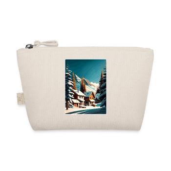 Val Thorens Ski Reise Poster Souvenir Farbe WPA - Bio-Täschchen - Natur - Vorne