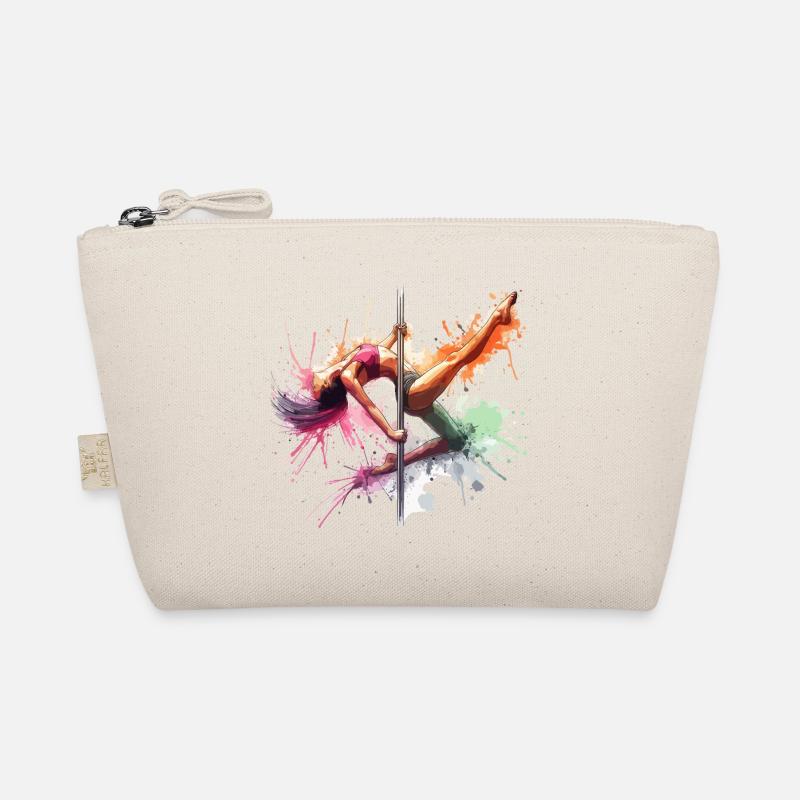 Pole Dance Dynamic Colors Pole Dance Gift Organic Pouch