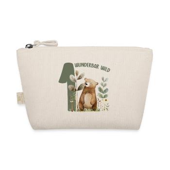 Wunderbar Wild Bärwald Illustration - Bio-Täschchen - Natur - Vorne