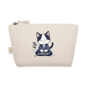 JUDOCAT Le chat manga qui fait du judo - Trousse biologique - nature - Devant