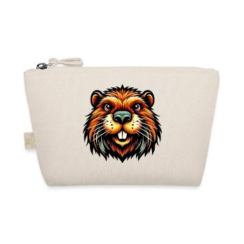 Beaver - Organic Pouch - nature - Front