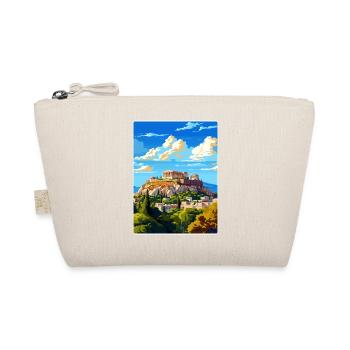 Athens Greece Travel Poster Souvenir Painting WPA - Organic Pouch - nature - Front