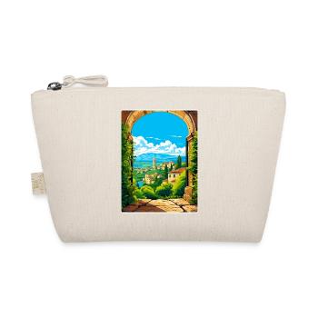 Perugia Italien Reise Poster Souvenir Malerei WPA - Bio-Täschchen - Natur - Vorne