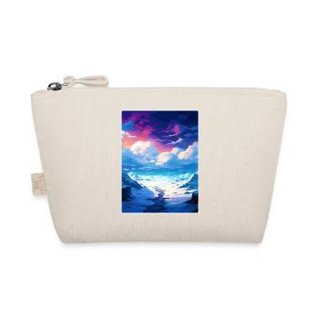 Nordlichter Aurora Borealis Island Reisen WPA - Bio-Täschchen - Natur - Vorne
