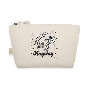 Motivational Astronaut Saying Design - Organic Pouch - nature - Front