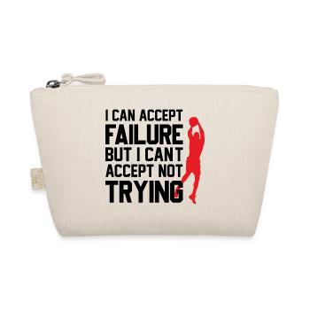 Design de basket-ball cool avec un dicton motivant - Trousse biologique - nature - Devant