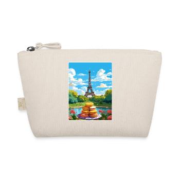 Paris Frankreich Reise Poster Souvenir Postkarte Farbe - Bio-Täschchen - Natur - Vorne