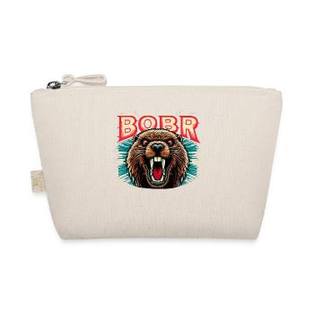 Bobr Bieber Polish Poland Gift - Organic Pouch - nature - Front