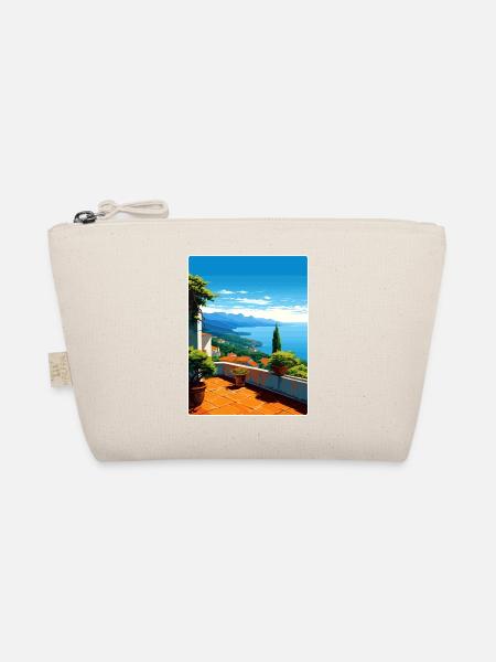 Ravello Italy Travel Poster Souvenir Painting WPA - Organic Pouch - nature