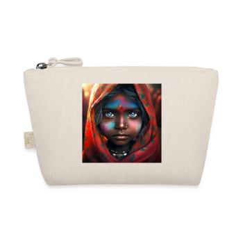 Hindu Child Portrait - Organic Pouch - nature - Front
