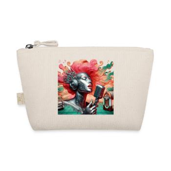 Chanteuse Vintage Musique - Trousse biologique - nature - Devant