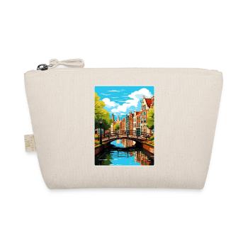 Amsterdam Pays-Bas Affiche de voyage Souvenir WPA - Trousse biologique - nature - Devant