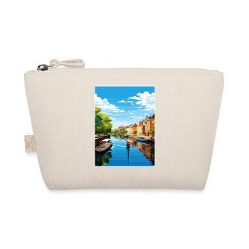 Aarhus Denmark Travel Poster Souvenir Painting WPA - Organic Pouch - nature - Front