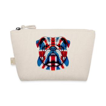 English Bulldog Dog - Organic Pouch - nature - Front
