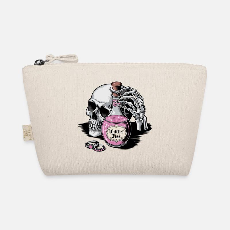 Witch's Fizz Halloween Skull Organic Pouch