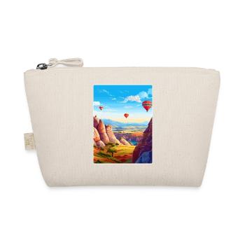 Cappadocia Turkey Travel Poster Souvenir Paint WPA - Organic Pouch - nature - Front