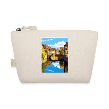 Colmar France Travel Poster Souvenir Painting WPA - Organic Pouch - nature - Front