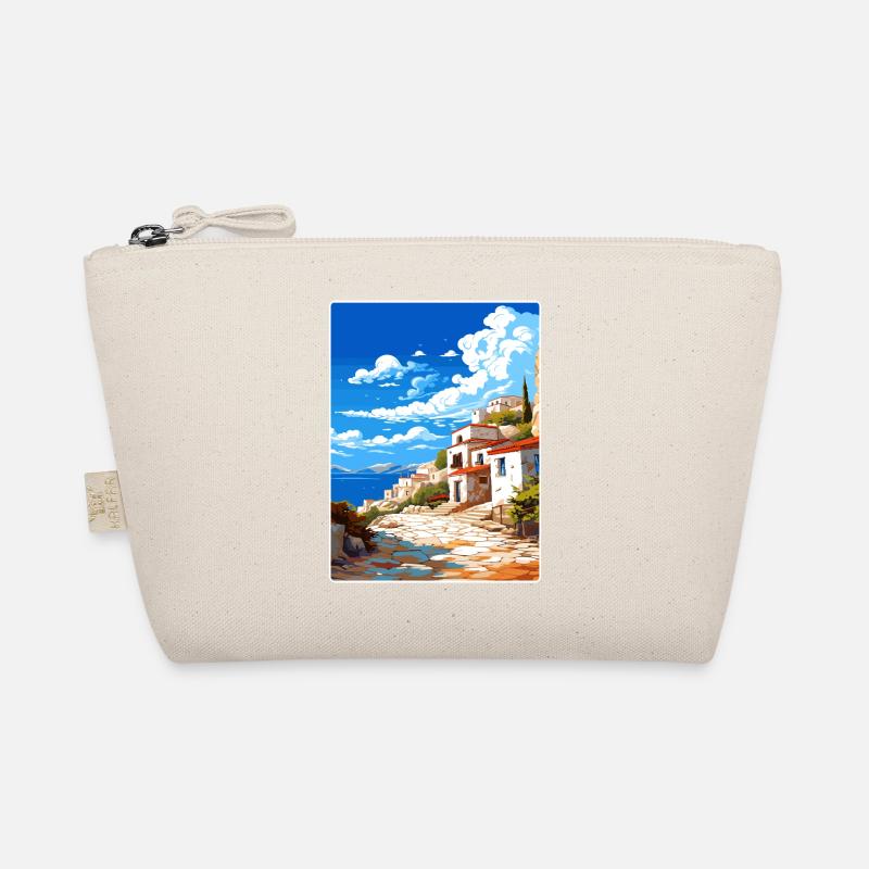 Péninsule de Mani Grèce Affiche de voyage Souvenir WPA Trousse biologique