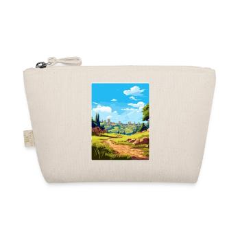 Troy Turkey Travel Poster Souvenir Postcard Paint - Organic Pouch - nature - Front