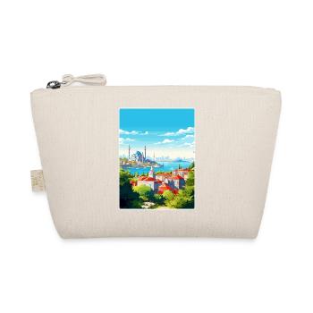 Istanbul Turkey Travel Poster Souvenir Paint WPA - Organic Pouch - nature - Front