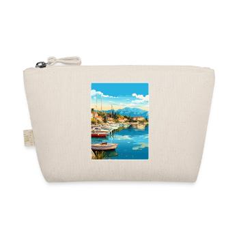 Fethiye Turkey Travel Poster Souvenir Painting WPA - Organic Pouch - nature - Front