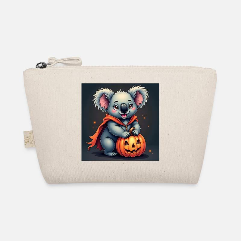 A chibi koala for Halloween Organic Pouch
