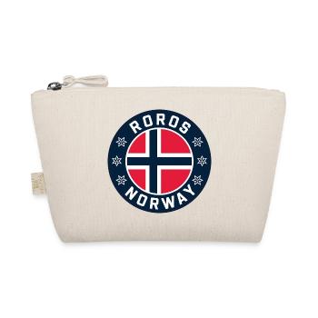 Roros Norwegen Flagge - Bio-Täschchen - Natur - Vorne
