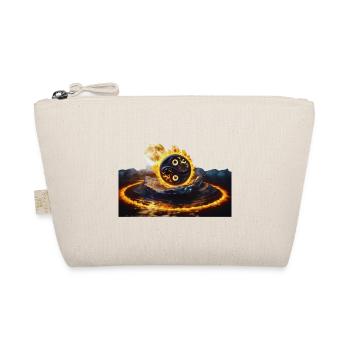 Big ying yang ball of fire submerging from water - Organic Pouch - nature - Front