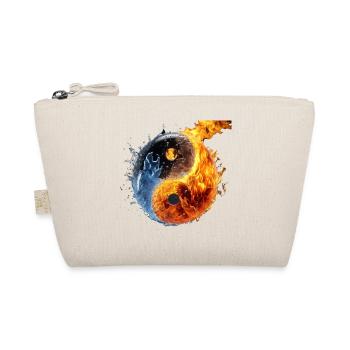 ying yang ball of water and fire - Organic Pouch - nature - Front