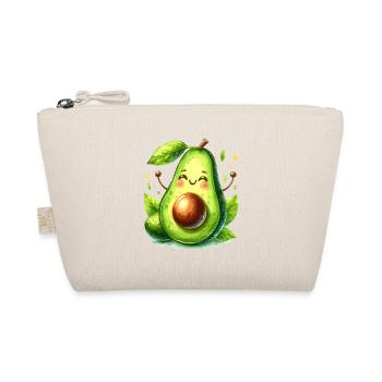 Avocado Funny Positive Optimism Gift - Organic Pouch - nature - Front