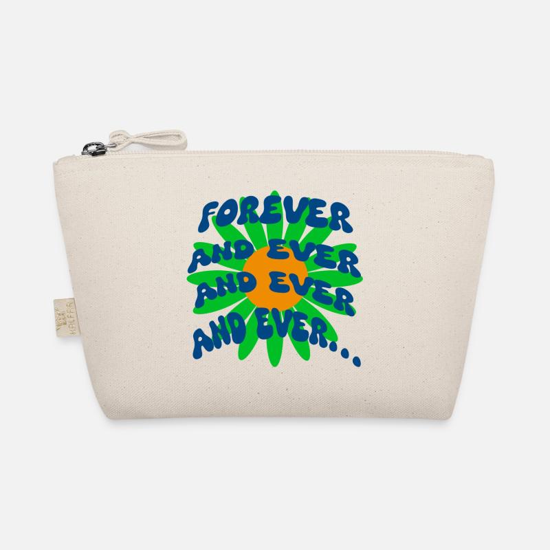 Hippie Blume forever Bio-Täschchen
