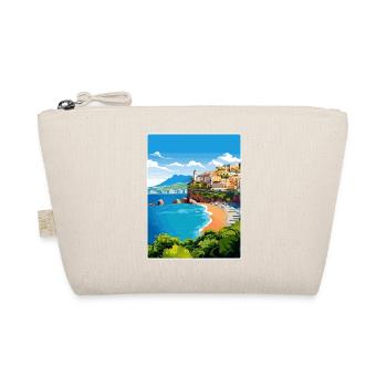 Amalfi Italie Affiche de voyage Peinture de carte postale souvenir - Trousse biologique - nature - Devant