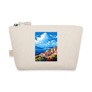 Hydra Greece Travel Poster Souvenir Postcard Paint - Organic Pouch - nature - Front