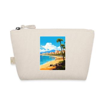 Playa de las Americas Spain Travel Poster Souvenir - Organic Pouch - nature - Front