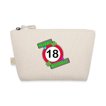 18e anniversaire de naissance , Âge de la majorité , Joyeux anniversaire 18 (25 - Trousse biologique - nature - Devant