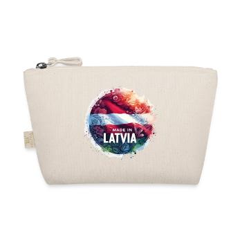 Made in Lettland Geschenk - Bio-Täschchen - Natur - Vorne