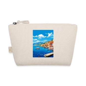 Agios Nikolaos Griechenland Reiseposter Souvenir WPA - Bio-Täschchen - Natur - Vorne
