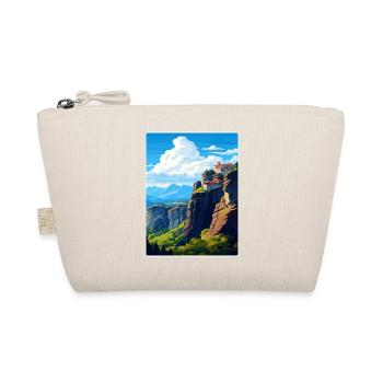 Météores Grèce Voyage Affiche Peinture Souvenir WPA - Trousse biologique - nature - Devant