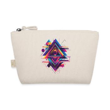 Futuristic Psychedelic Techno Trance 90s 80s - Organic Pouch - nature - Front