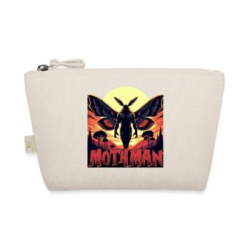 Mothman Monster Halloween - Bio-Täschchen - Natur - Vorne