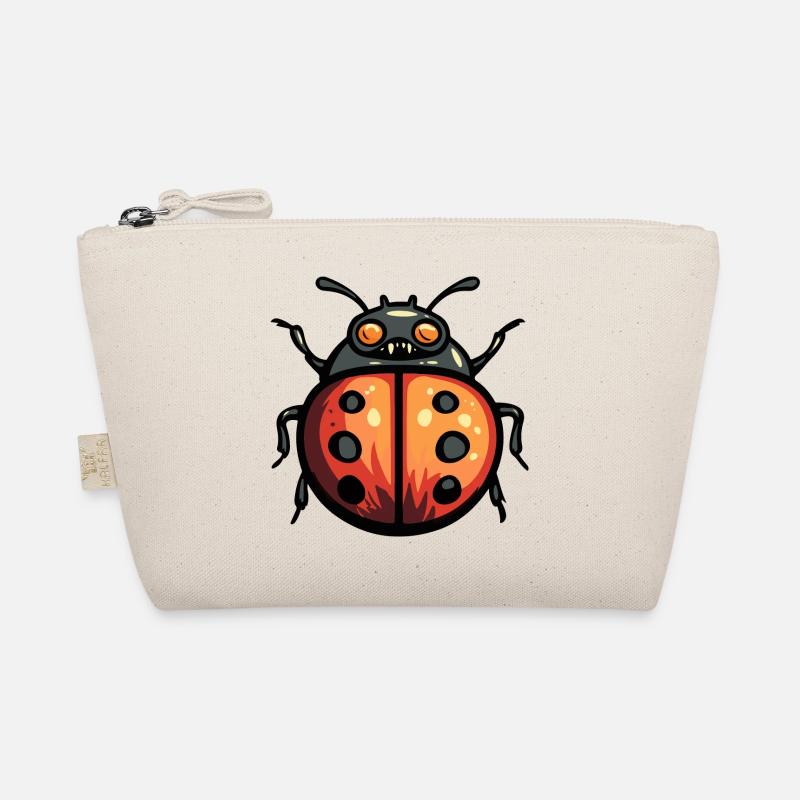 Ladybug Halloween Comic Funny Organic Pouch