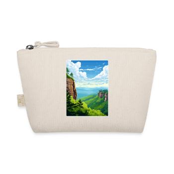 Elbsandsteingebirge Deutschland Reiseposter WPA - Bio-Täschchen - Natur - Vorne