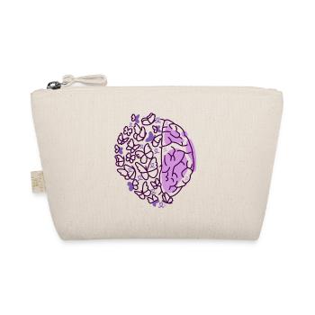 Brain Butterflies Purple Epilepsy Awareness - Organic Pouch - nature - Front