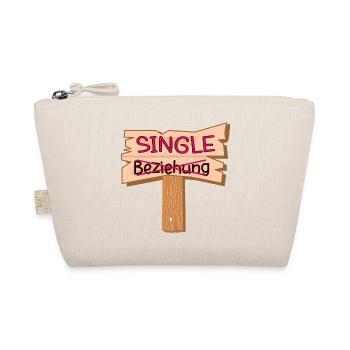 BEZIEHUNG SINGLE SPRÜCHE - Bio-Täschchen - Natur - Vorne