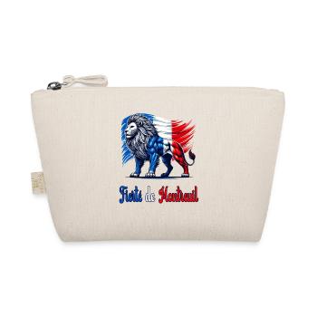 The pride of Montreuil flag design - Organic Pouch - nature - Front