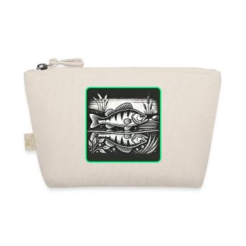 Design de poisson prédateur en forme de perche - Trousse biologique - nature - Devant