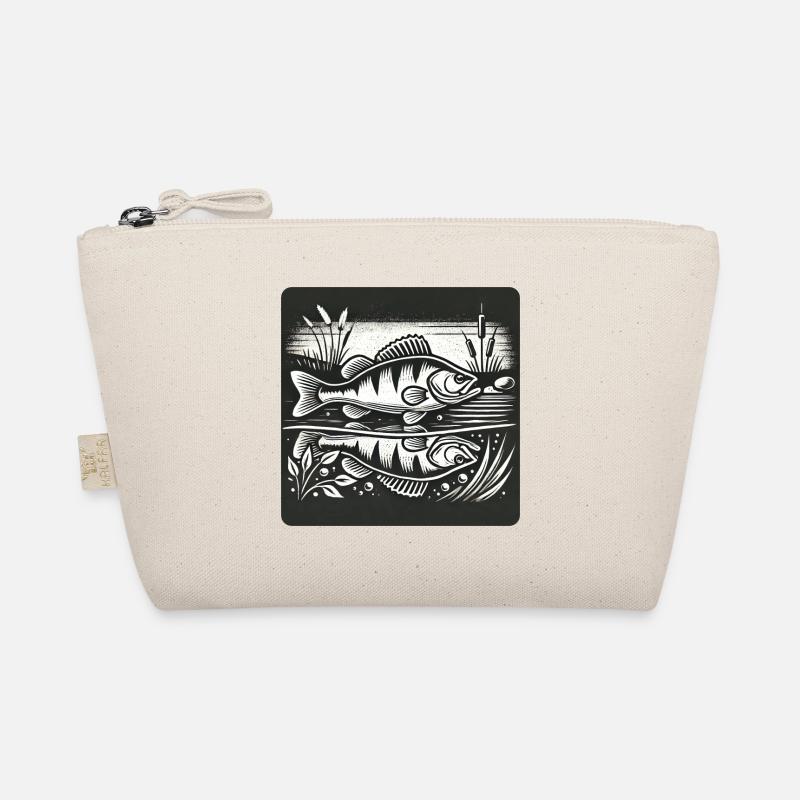 Barsch Raubfisch Design Bio-Täschchen